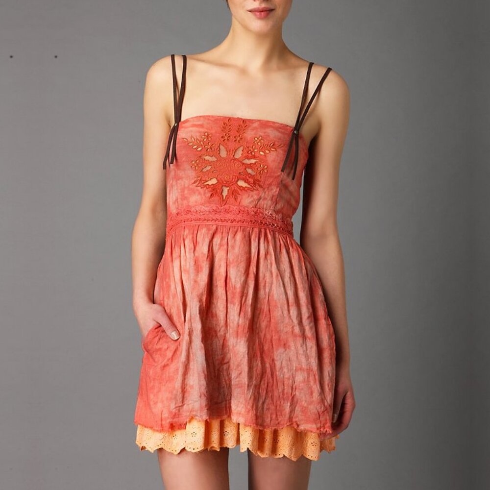 RARE Free People Pattra's Crisscross Dress ALT ASO Alex Russo - Picture 3 of 13